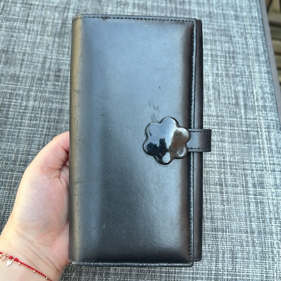 FURLA Thin Smooth Leather Black Wallet - Picture 2 of 10
